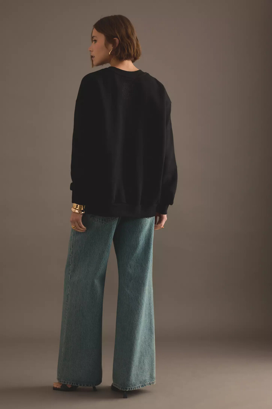 aldrig fullt klädd fruktbutik graphic sweatshirt