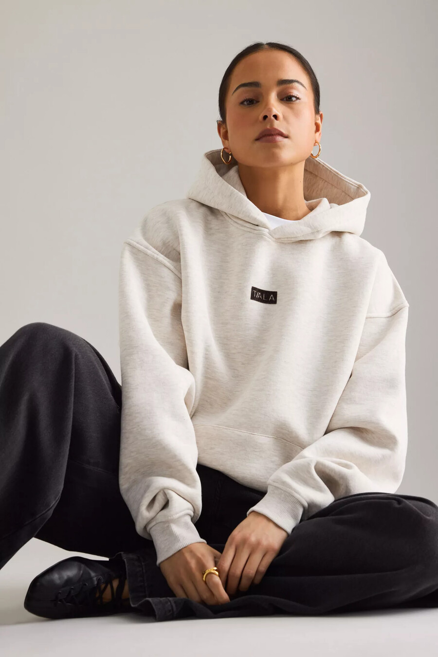 tala outdoors graphic oversized hoodie