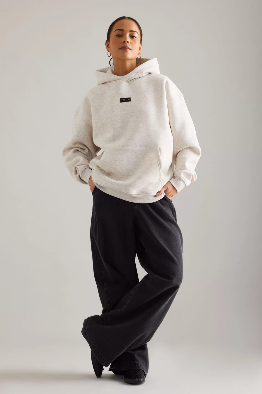 tala outdoors graphic oversized hoodie