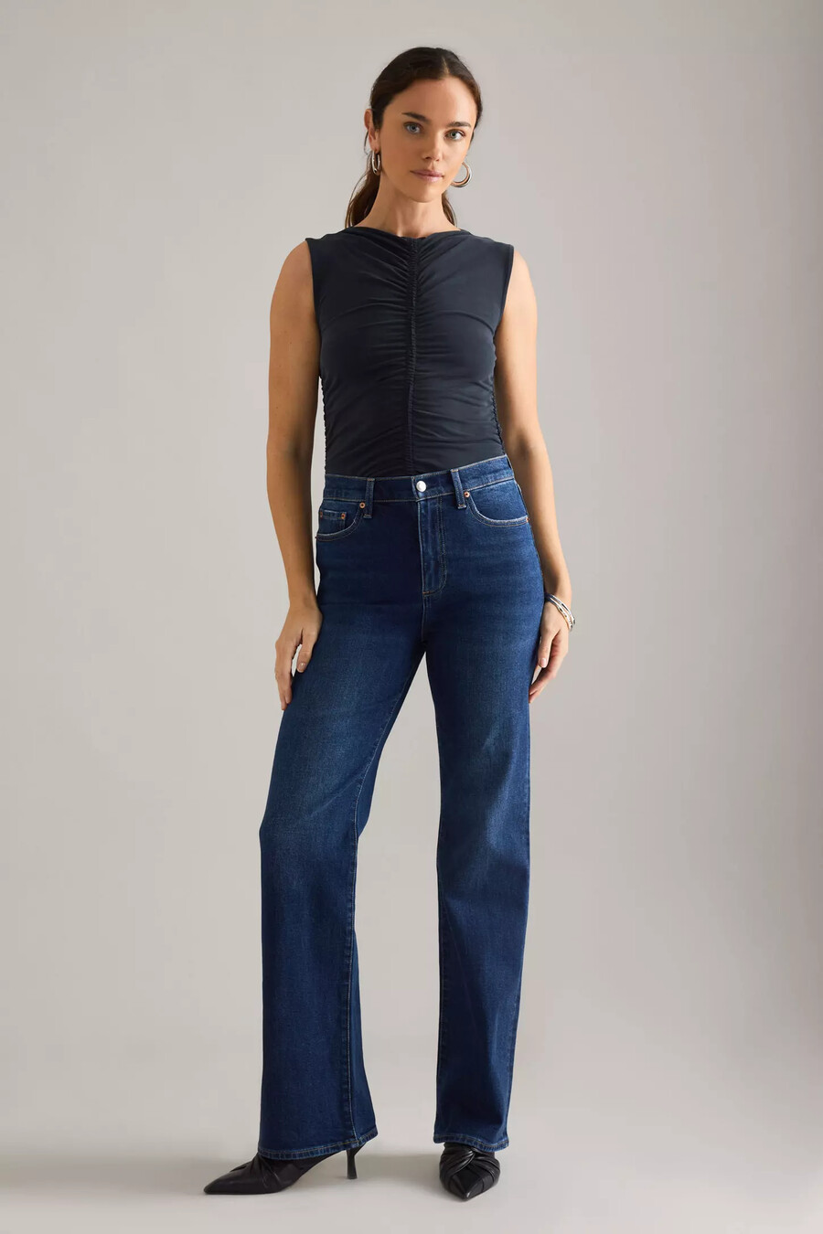 pistola evie high-layer slim bootcut jeans