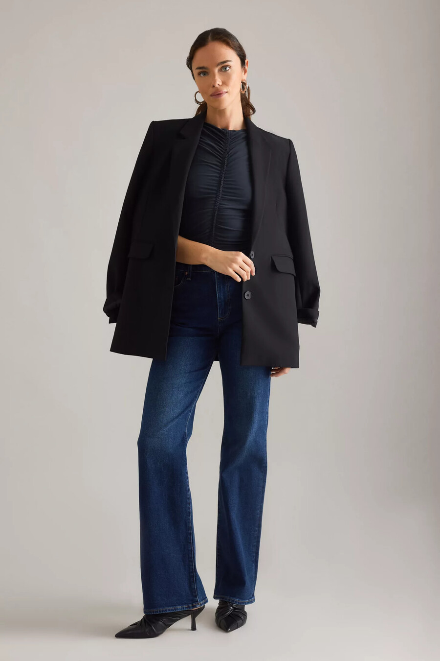 pistola evie high-layer slim bootcut jeans