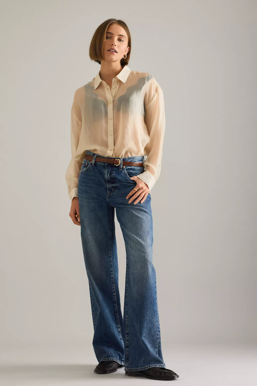 pistola hendrix högmidjade baggy jeans