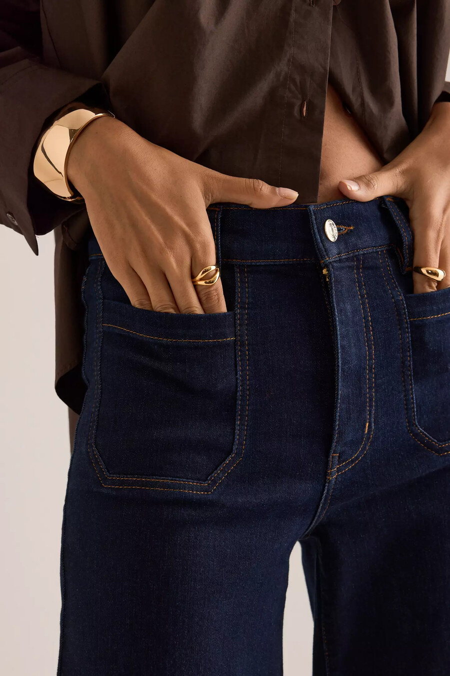 frame le slim palazzo jeans