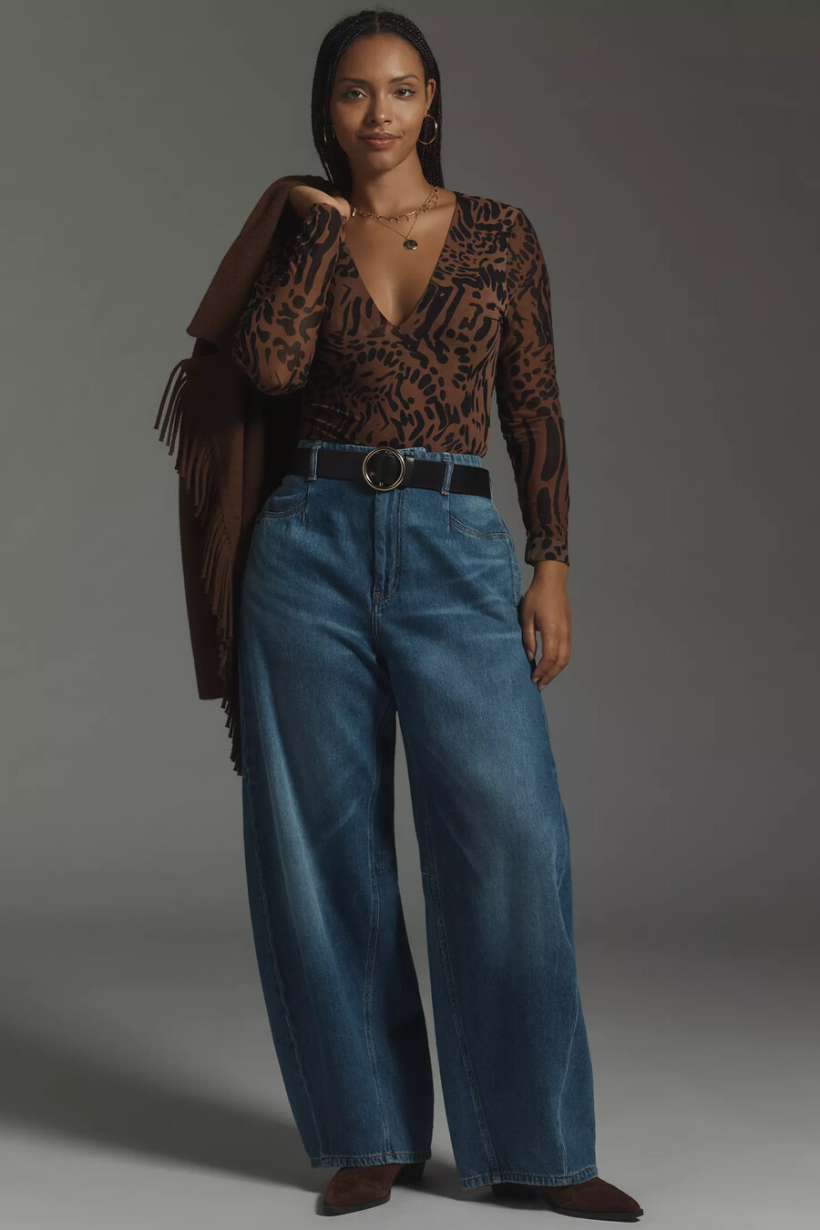 pilcro avsmalnande jeans med lång längd