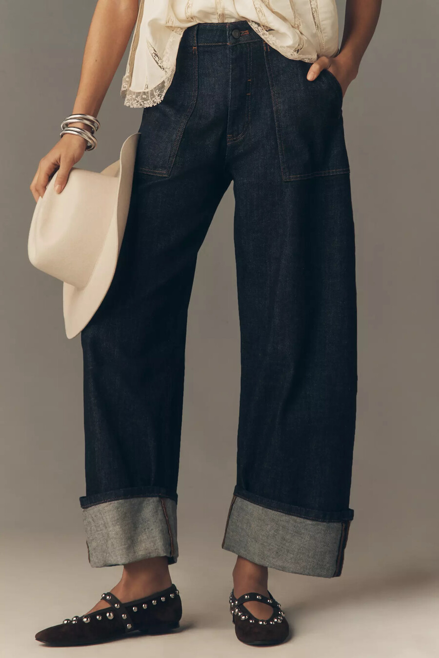 kayden carpenter barrel jeans från pilcro