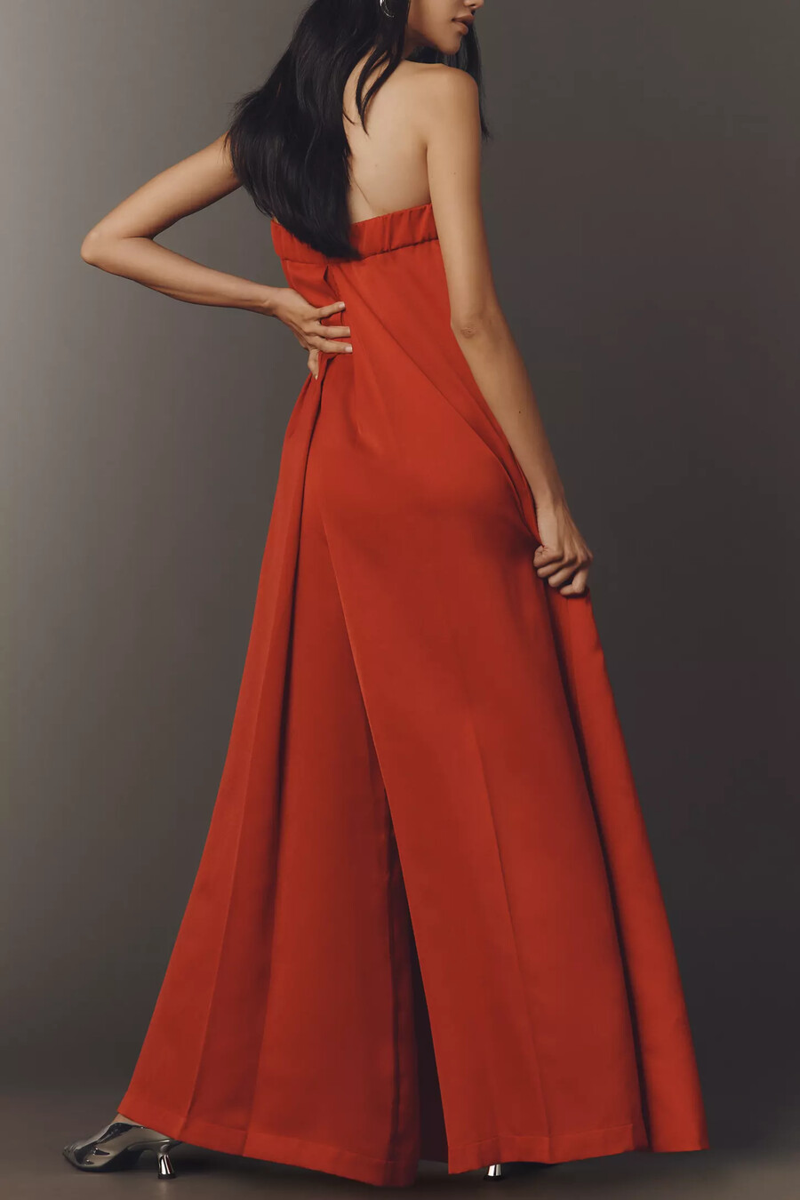 if by sea axelbandslös jumpsuit med vida ben