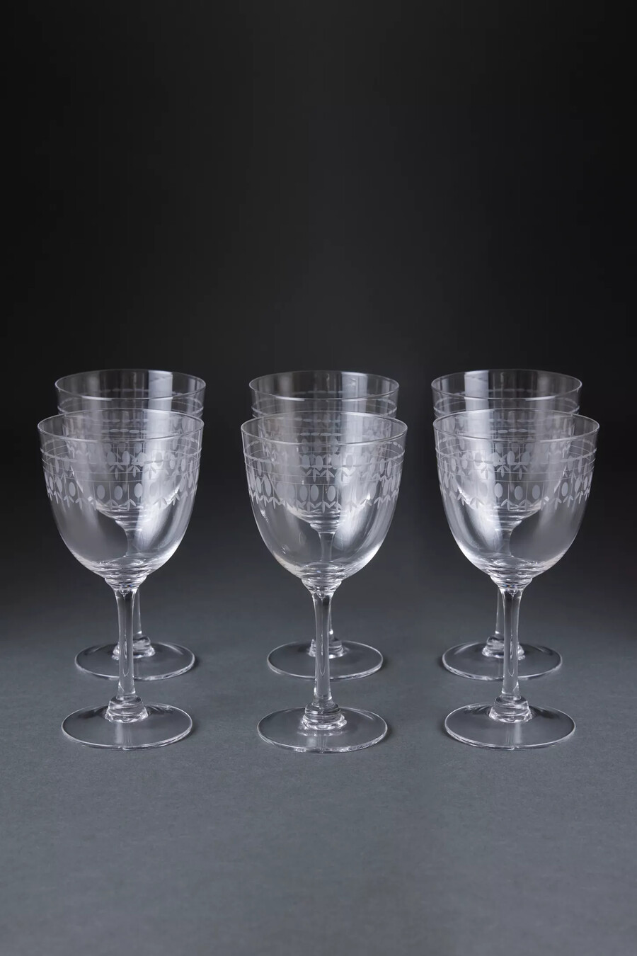 the vintage list vinglas set om 6