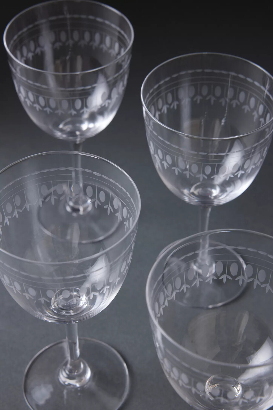 the vintage list vinglas set om 6