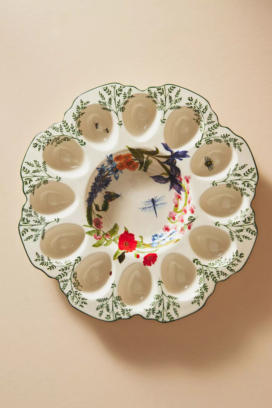 eden blommigt gratinerat deviled egg-fat