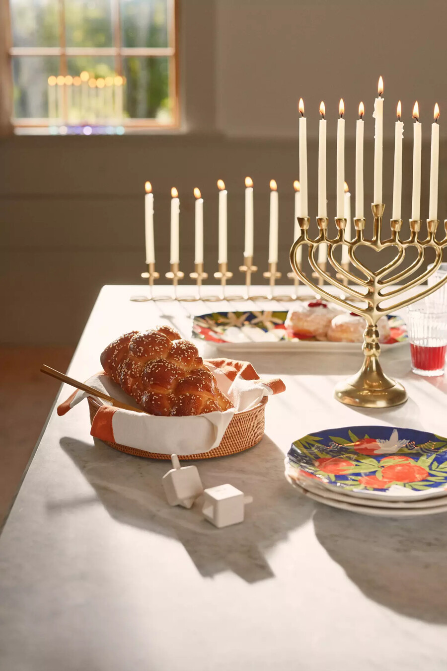 leah reena goren hanukkah stengods dessertfat