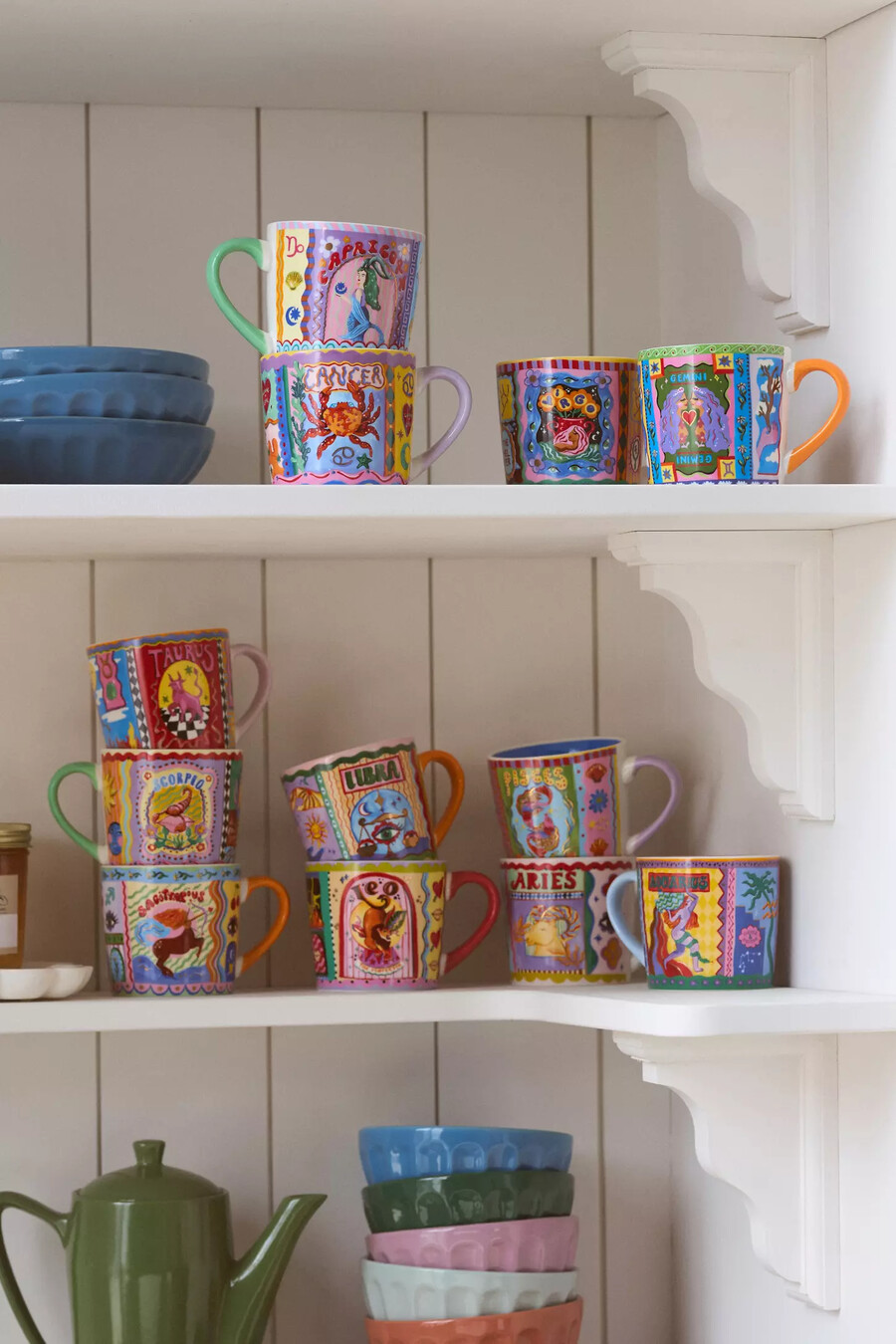 eleanor bowmer zodiac china-mugg