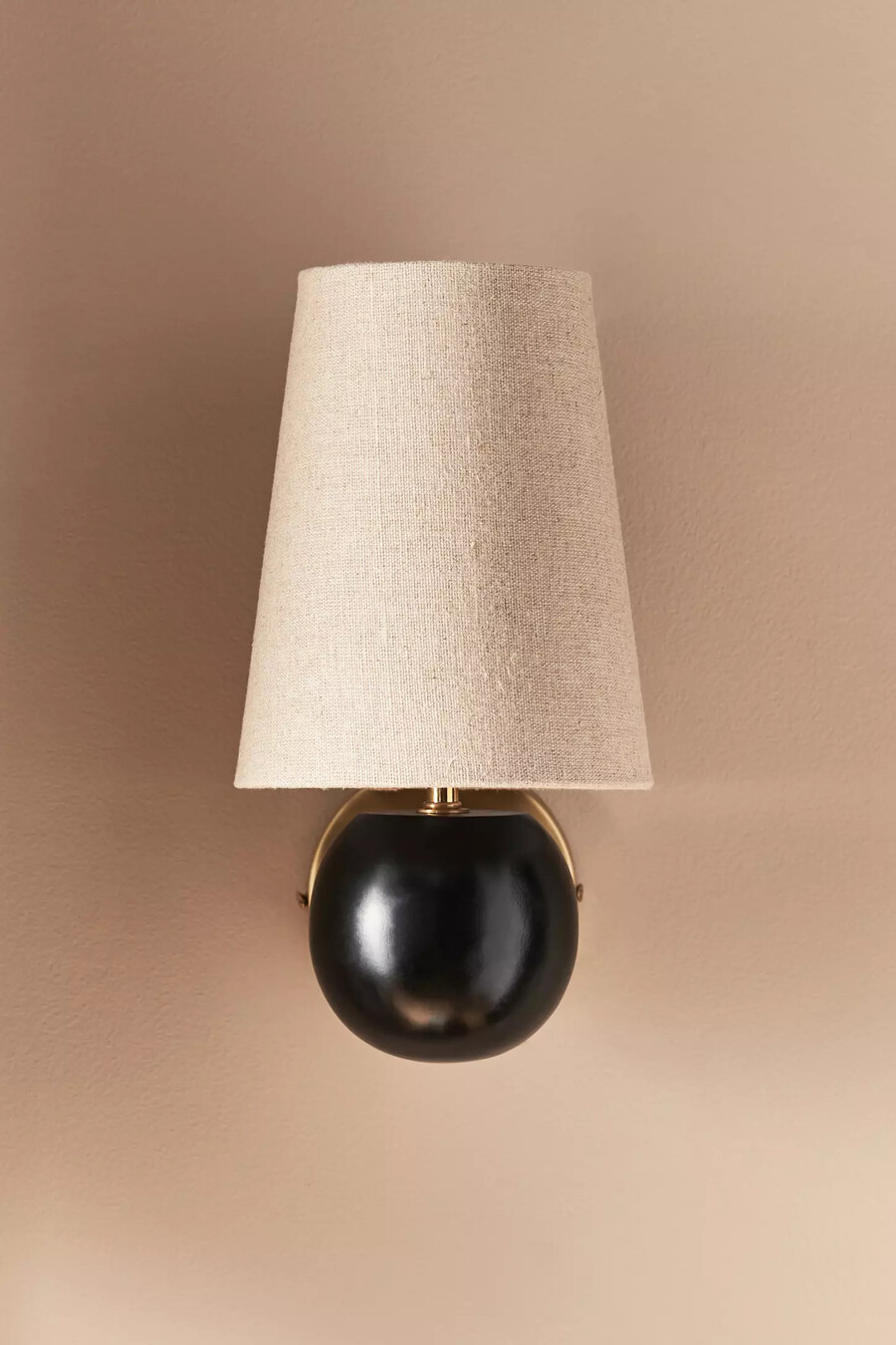 regina bomullsskärm mangoträ vägglampa