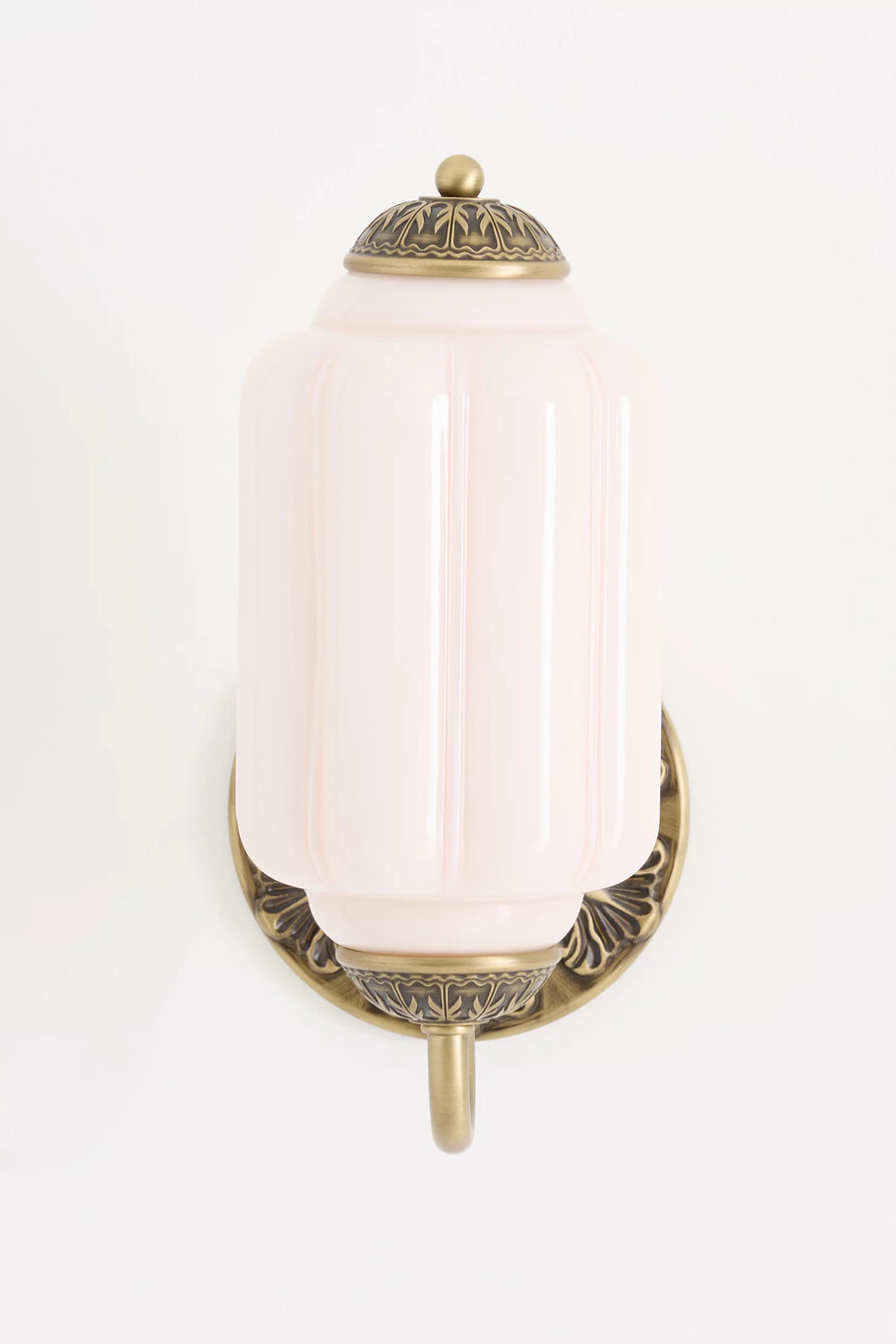 eloise scallop mjölkglasvägglampa
