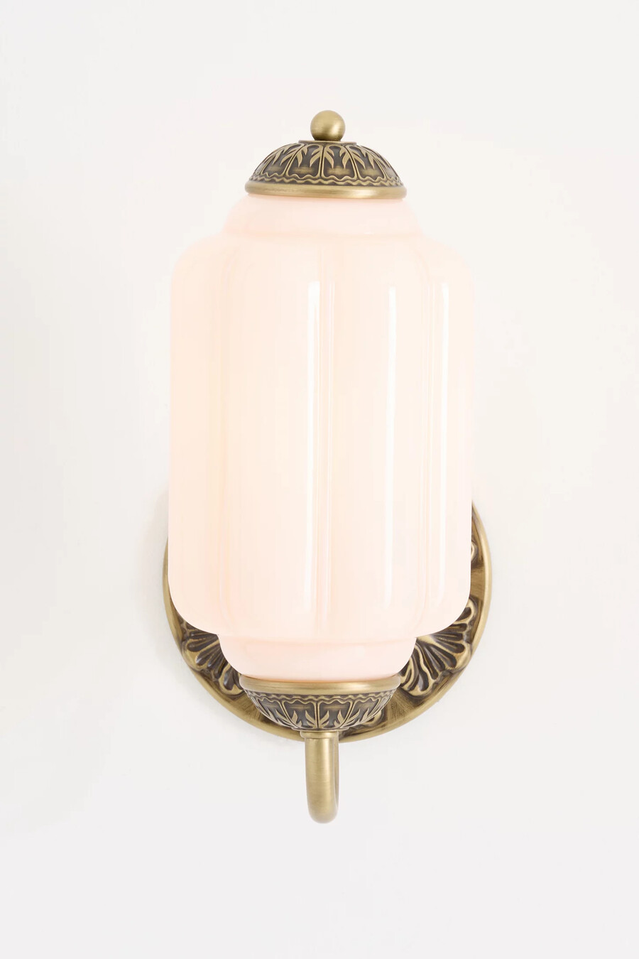 eloise scallop mjölkglasvägglampa
