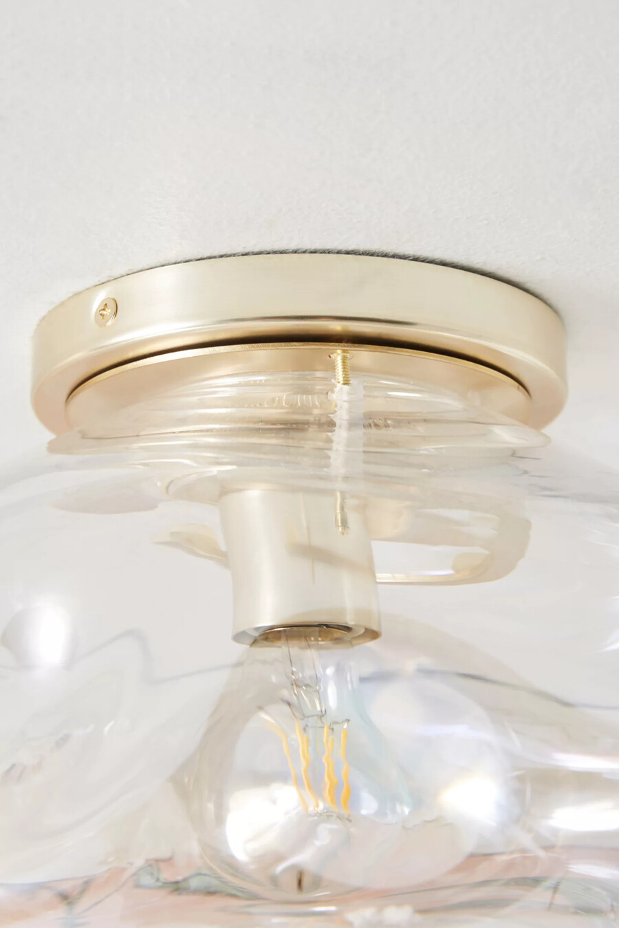irriterande taklampa i glas för infälld montering