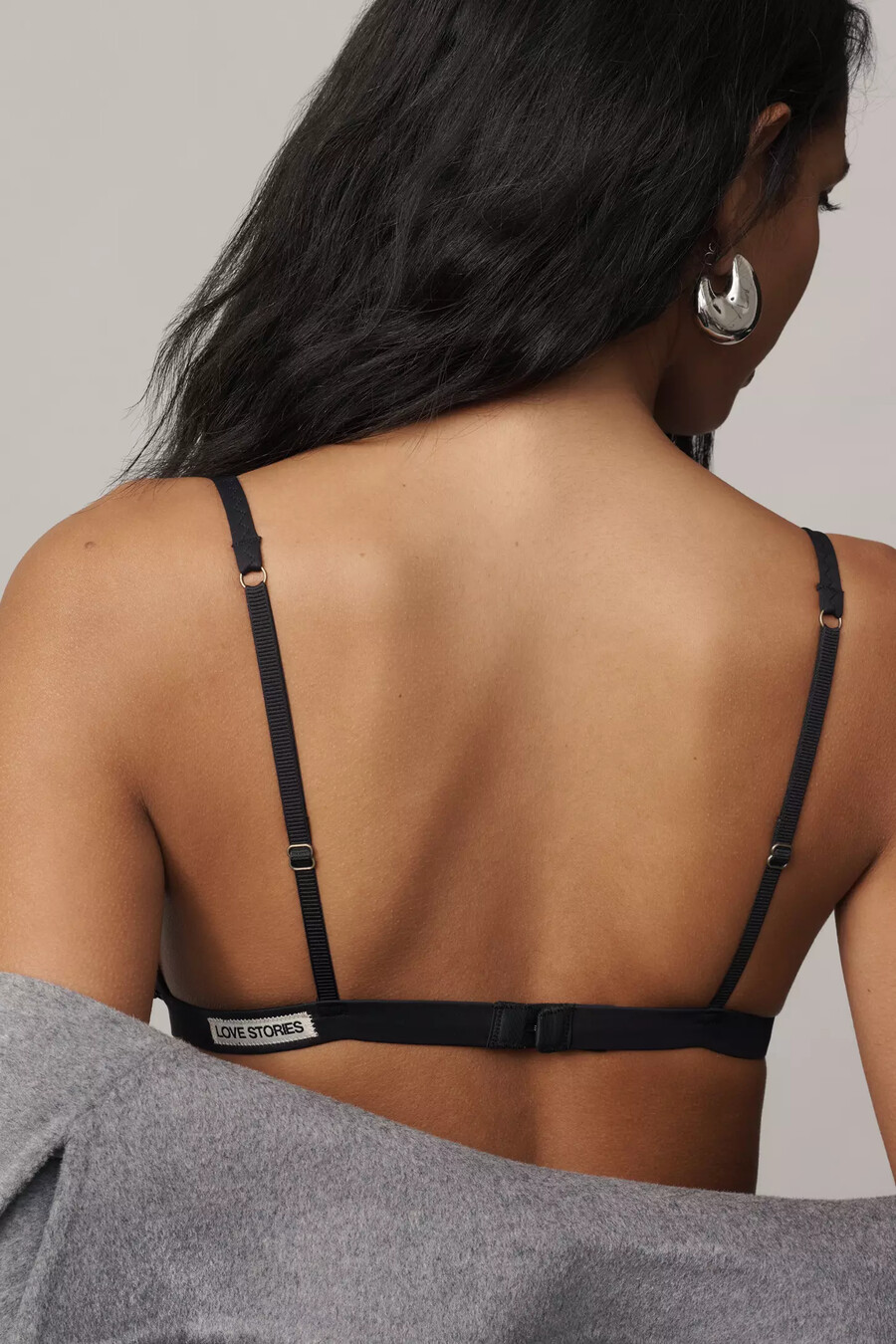 love stories uma paljett triangel bralette