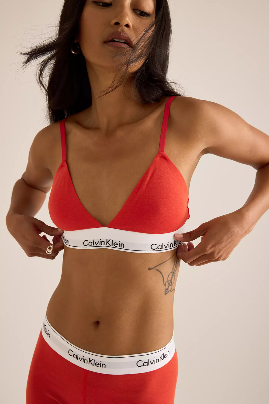 calvin klein lättfodrad triangel-bh