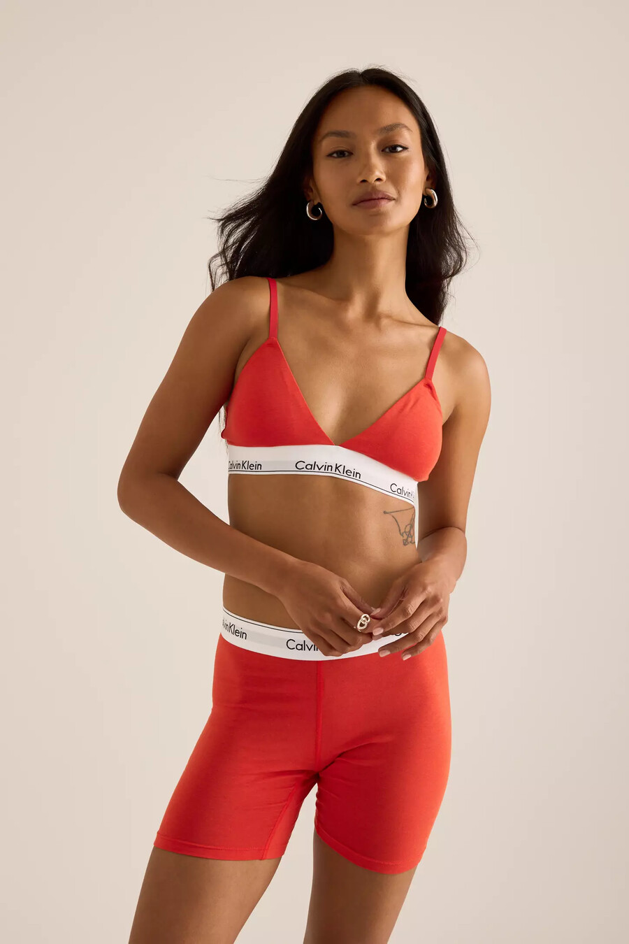 calvin klein lättfodrad triangel-bh