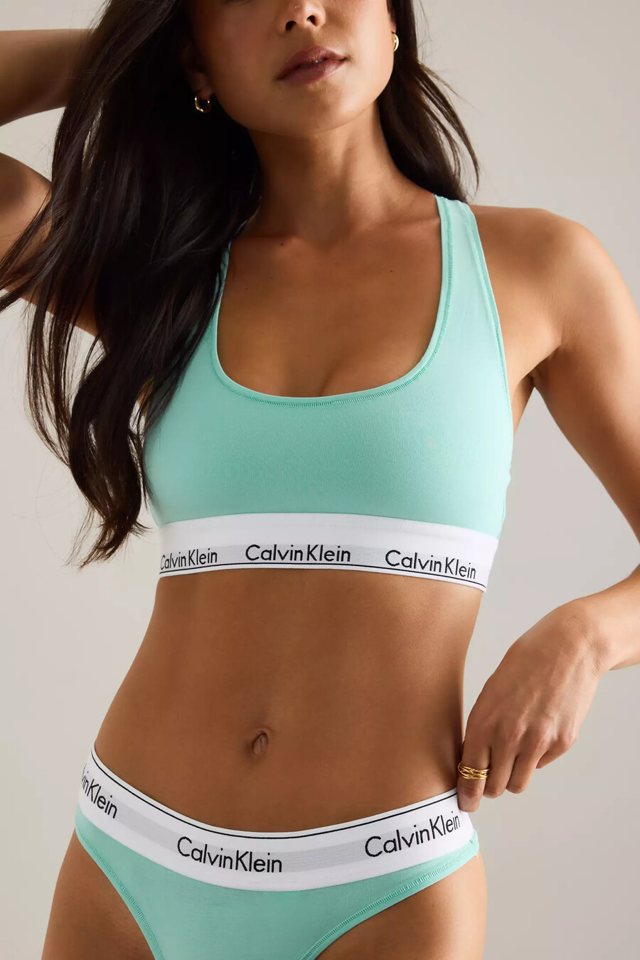 calvin klein icon bomullsmodalstringtrosa