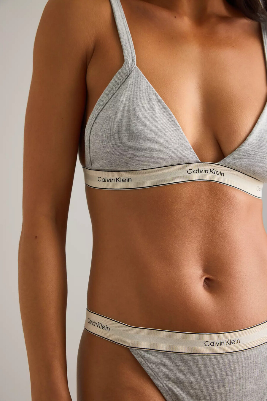 calvin klein heritage triangle bralette