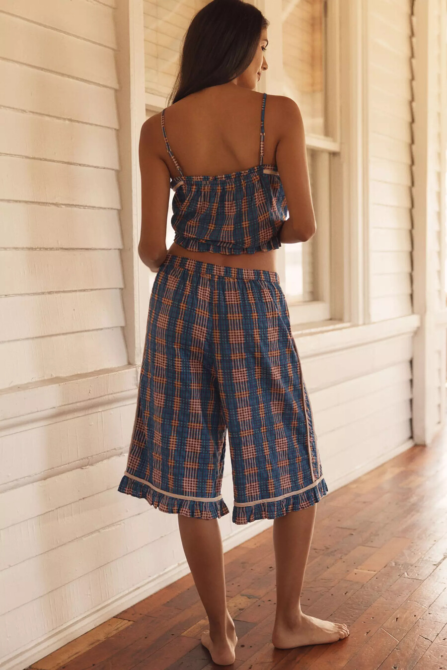 lyrebird bermudashorts med volang