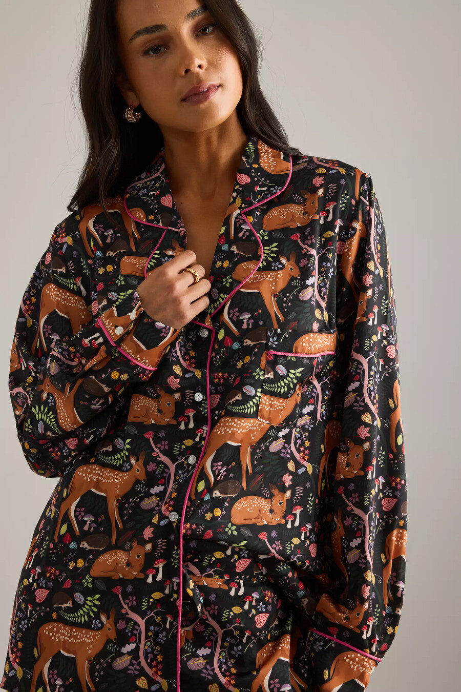 karen mabon flora och fawns lång pyjamas set