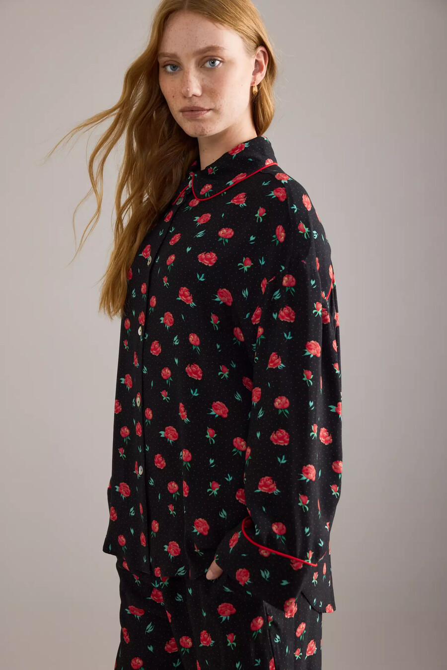 sleeper poppies pyjamasskjorta