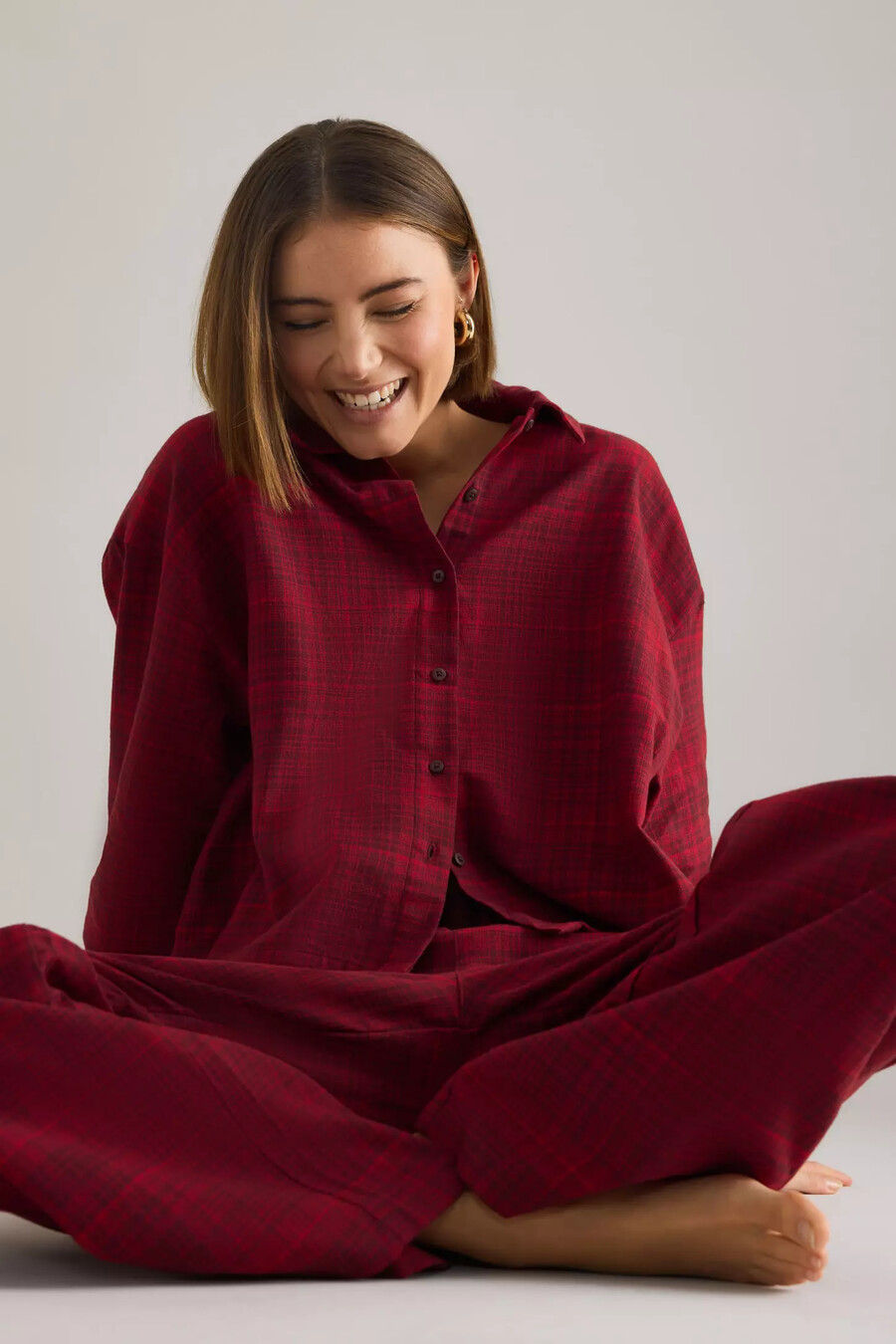 calvin klein flanellskjorta