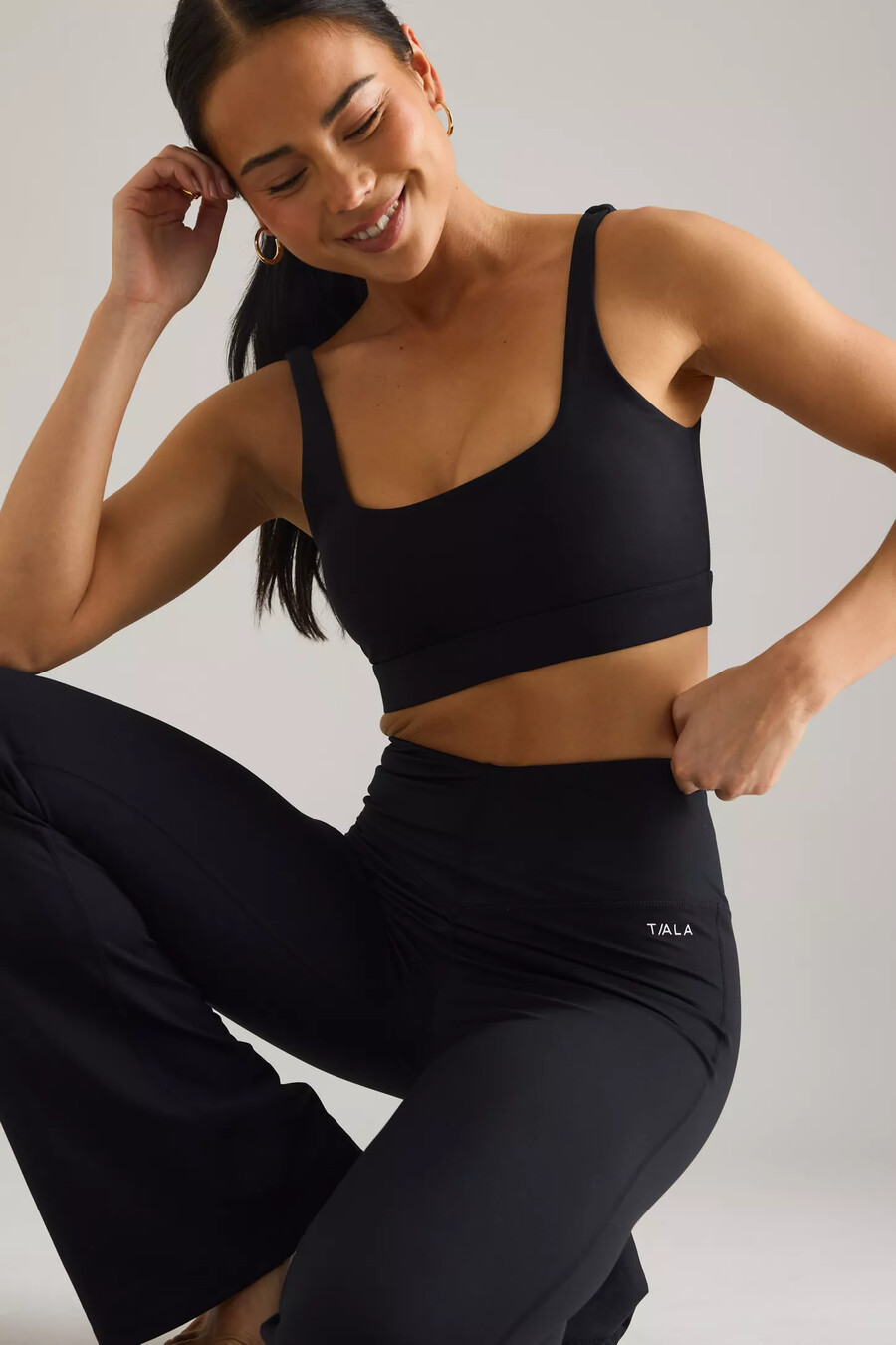 tala dayflex sport-bh med fyrkantig halsringning