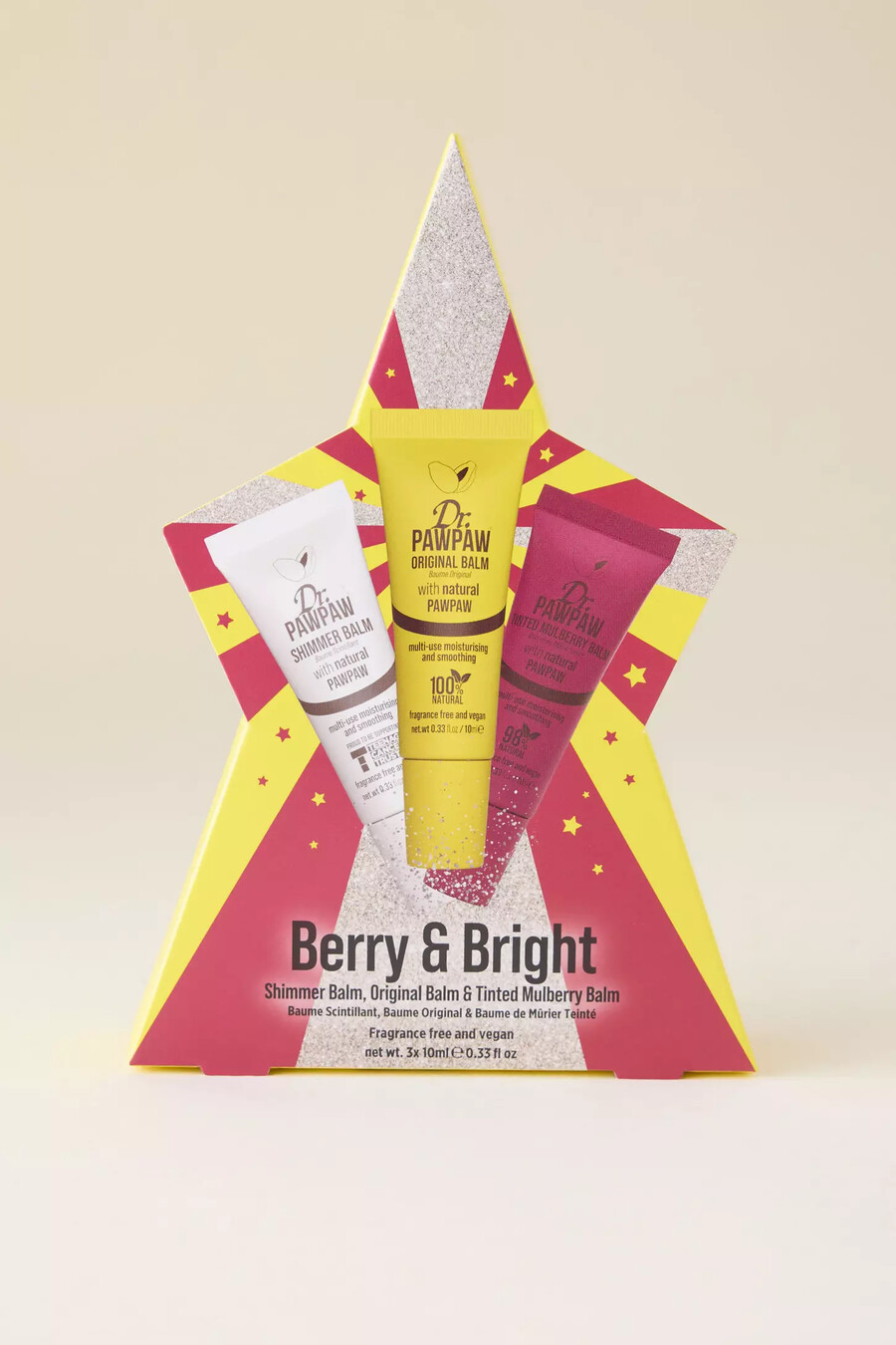dr. paw paw merry bright läppbalsam trio