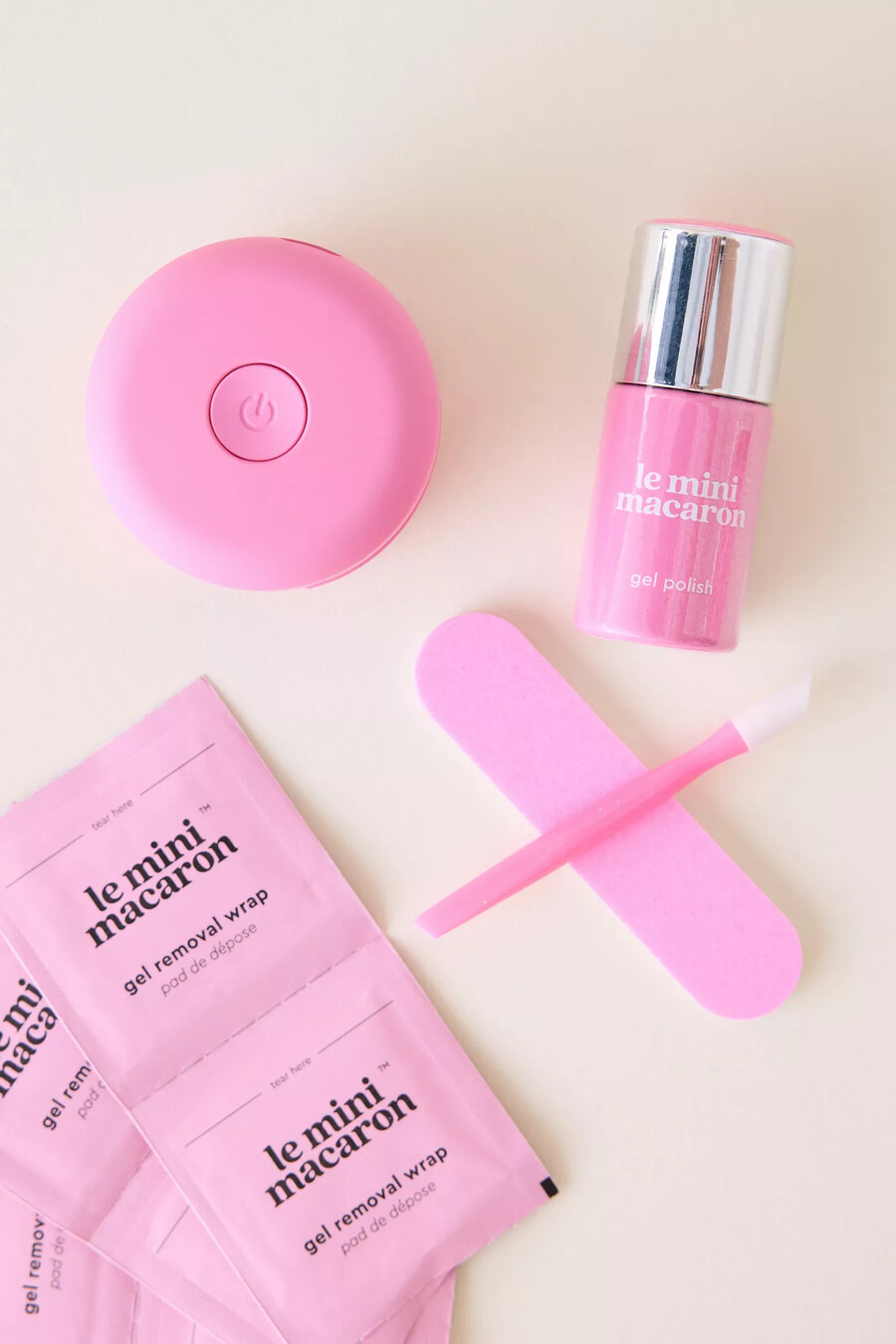 le mini macaron bubblegum crush gel manikyrkit