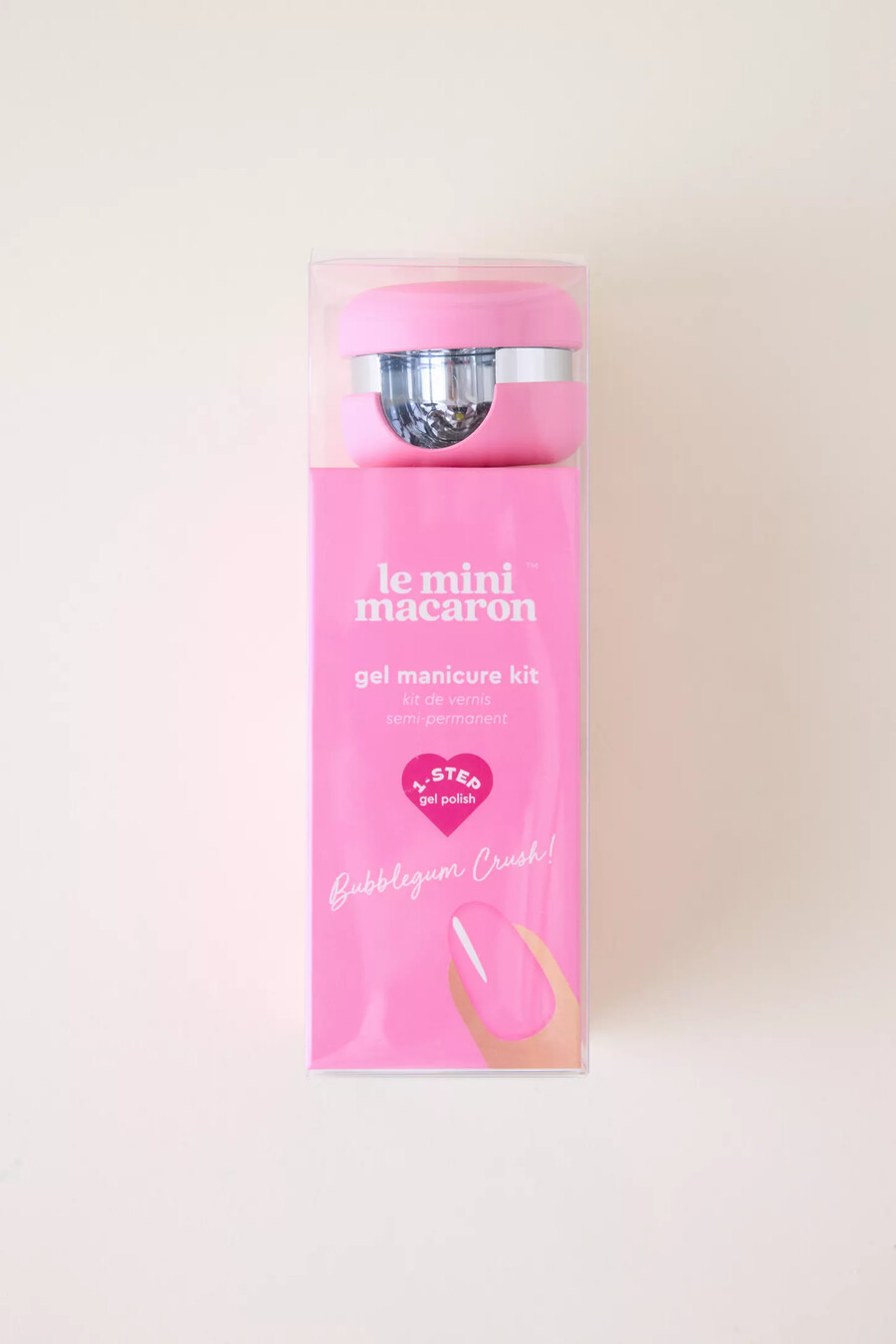 le mini macaron bubblegum crush gel manikyrkit