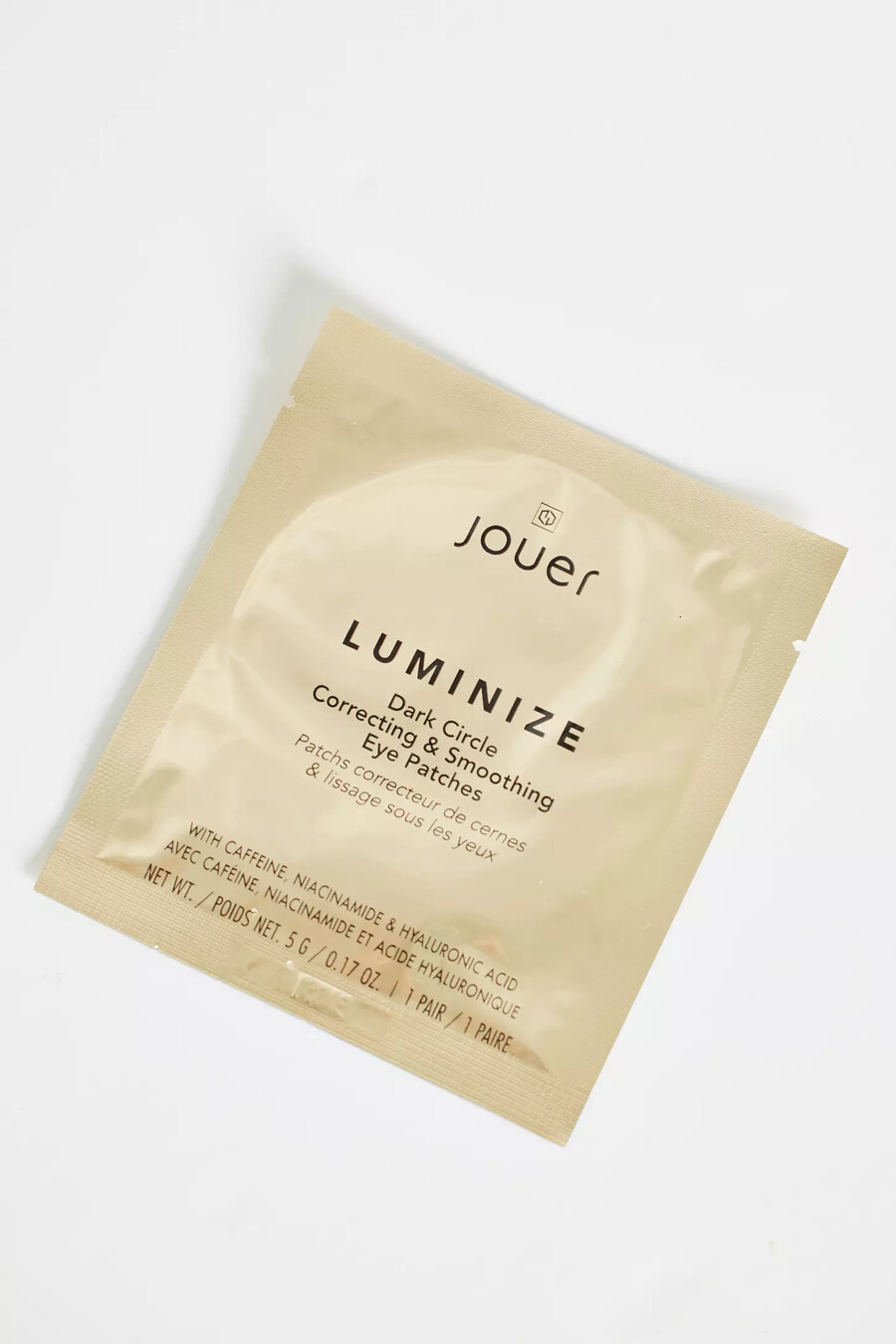 jouer cosmetics luminize ögonplåster som korrigerar och utjämnar mörka ringar under ögonen