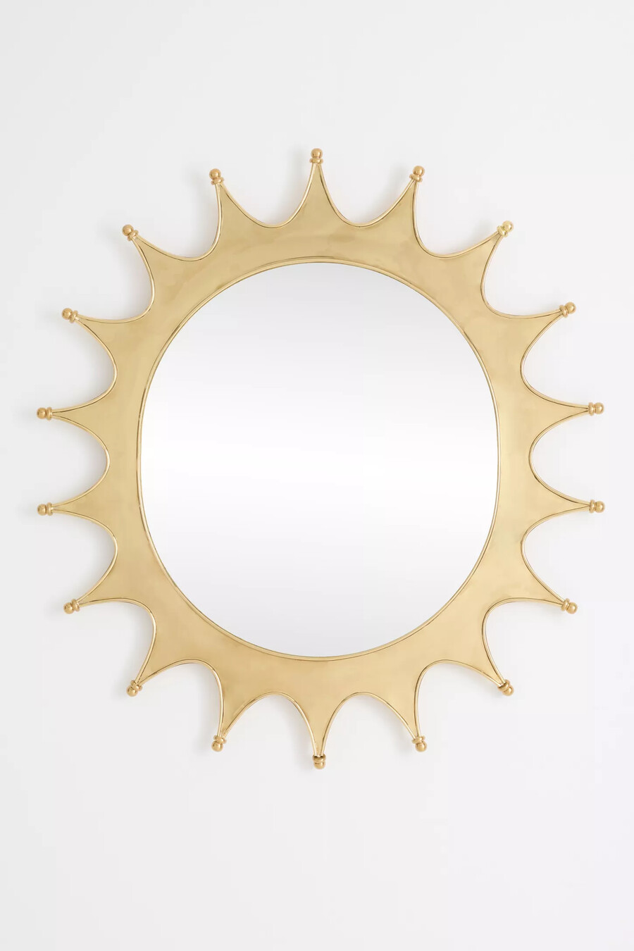 soleil mässingsväggspegel