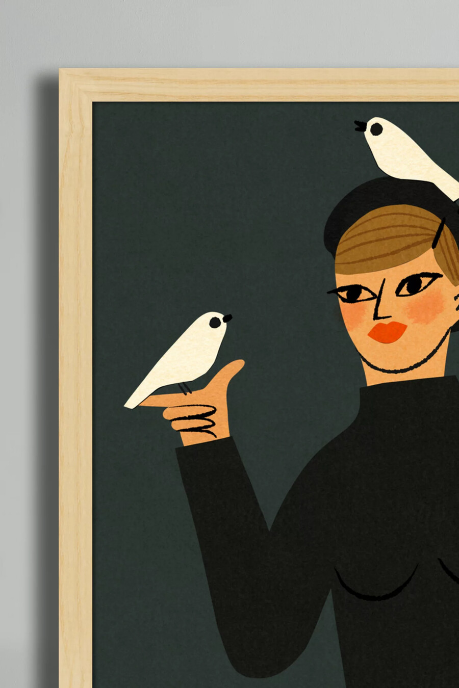 les oiseaux av clare owen väggkonst