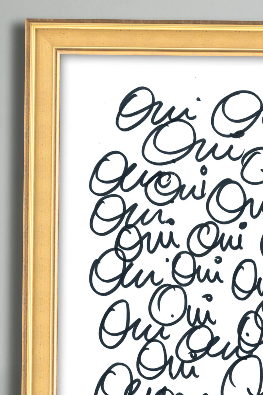 oui-väggkonst