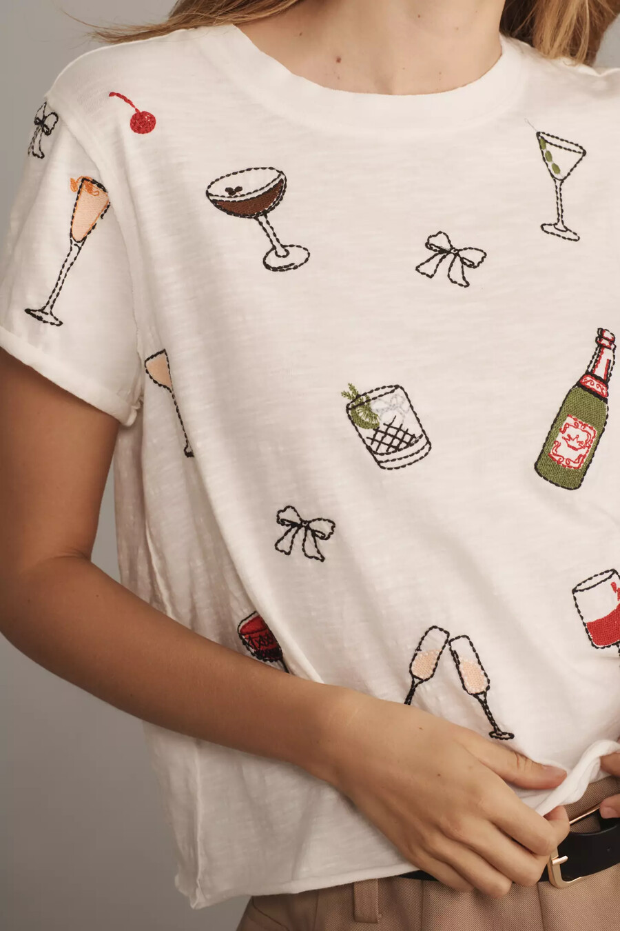 caitlin boxy t-shirt från maeve broderiutgåva