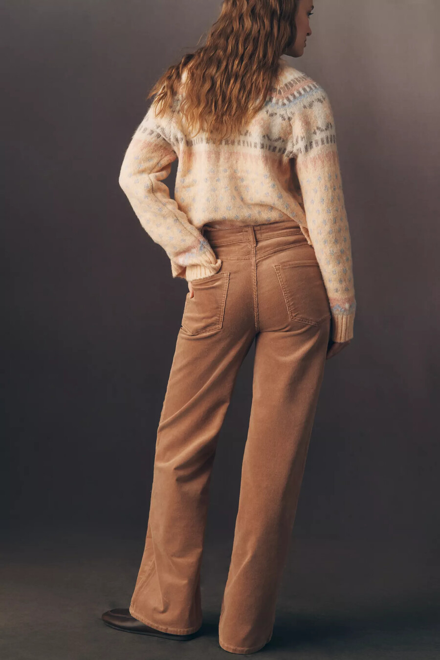 austyn high-made cuffed wide leg jeans från pilcro