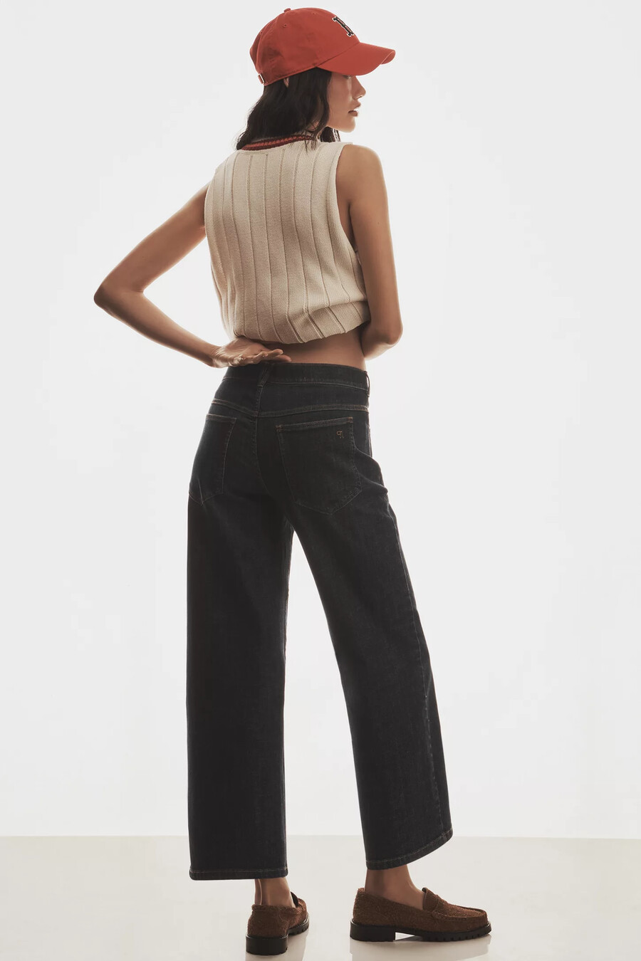 edie-jeans med mellanhög midja och raka ben från pilcro