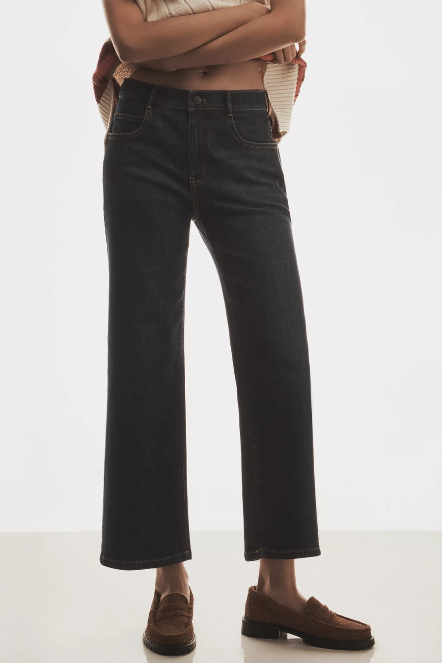 edie-jeans med mellanhög midja och raka ben från pilcro