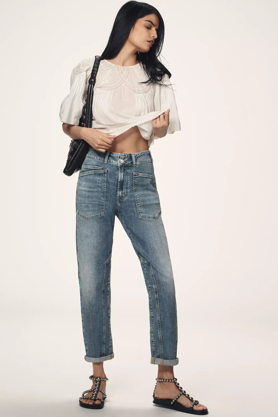 pilcro the wanderer mid-rise relaxed-jeans