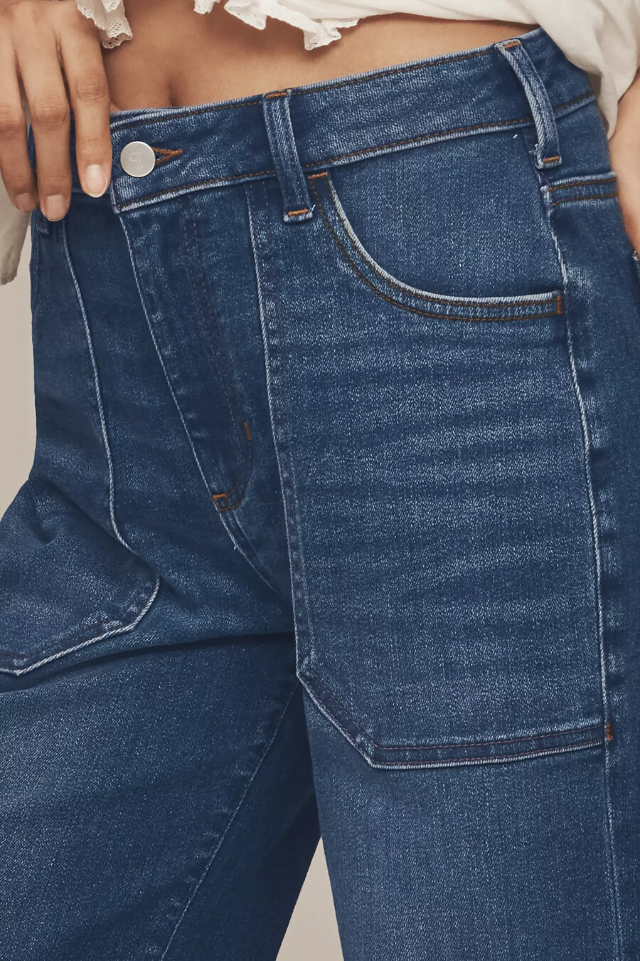 rylan relaxed high-layer flare jeans från pilcro