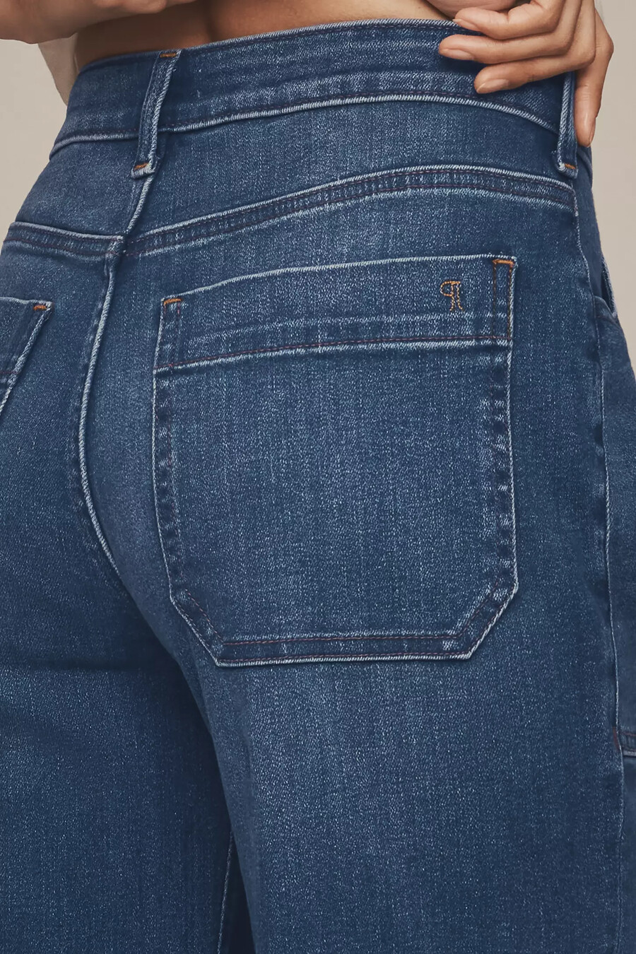 rylan relaxed high-layer flare jeans från pilcro