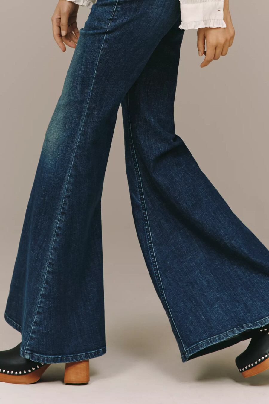 pilcro brigitte utsvängda jeans med hög midja