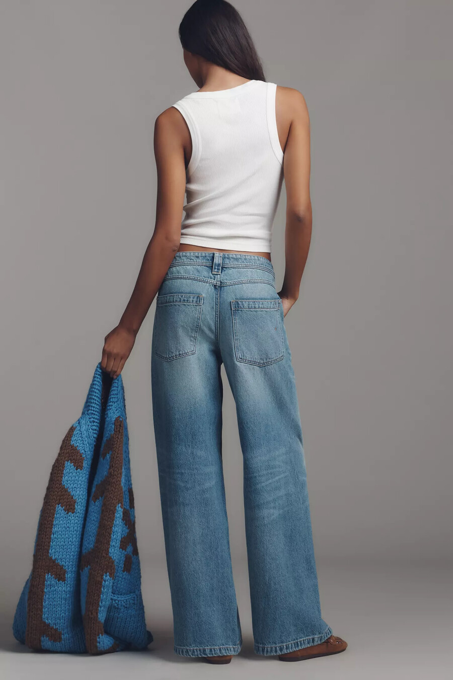 pilcro högmidjade avsmalnande jeans