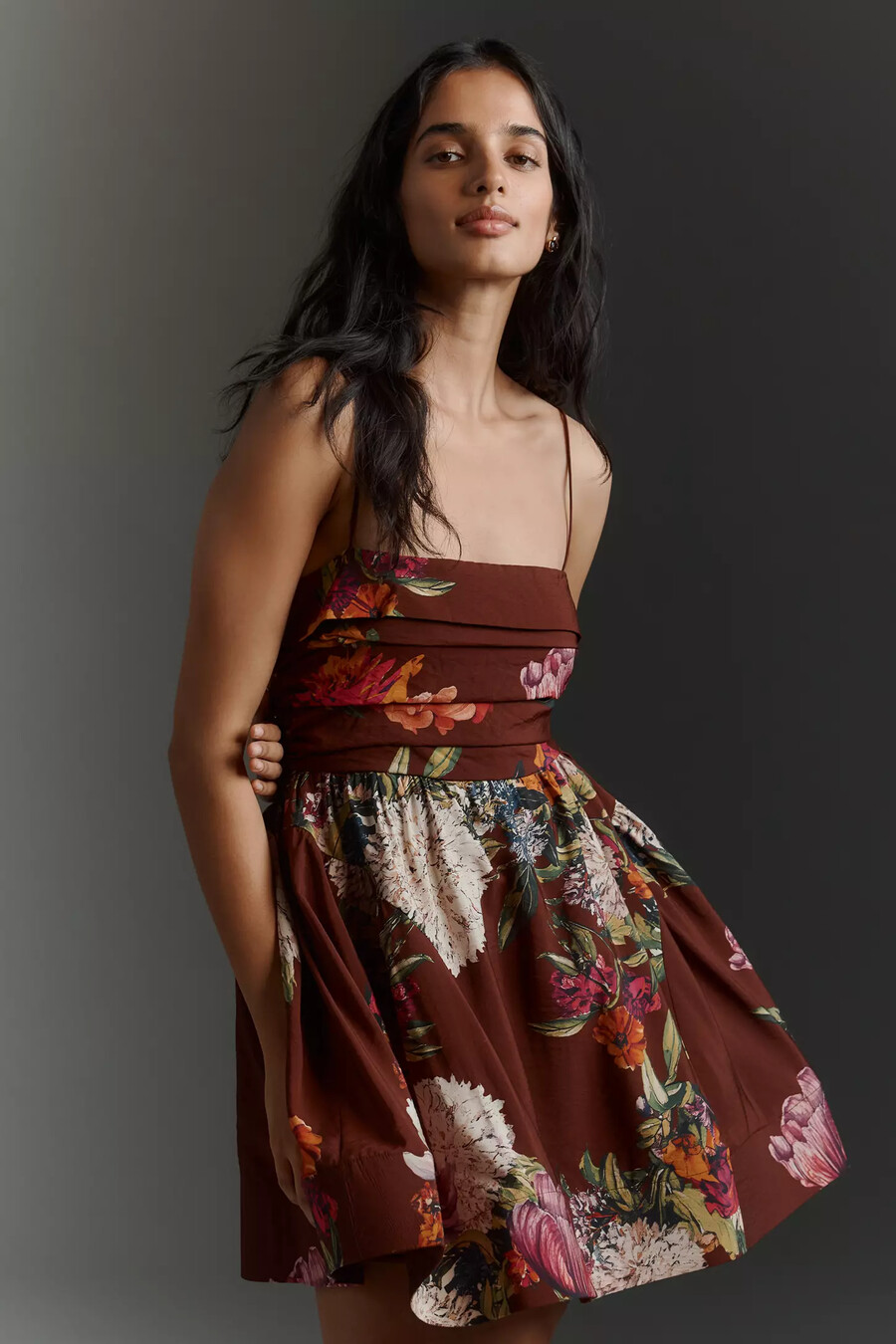 maeve ärmlös fit flare miniklänning