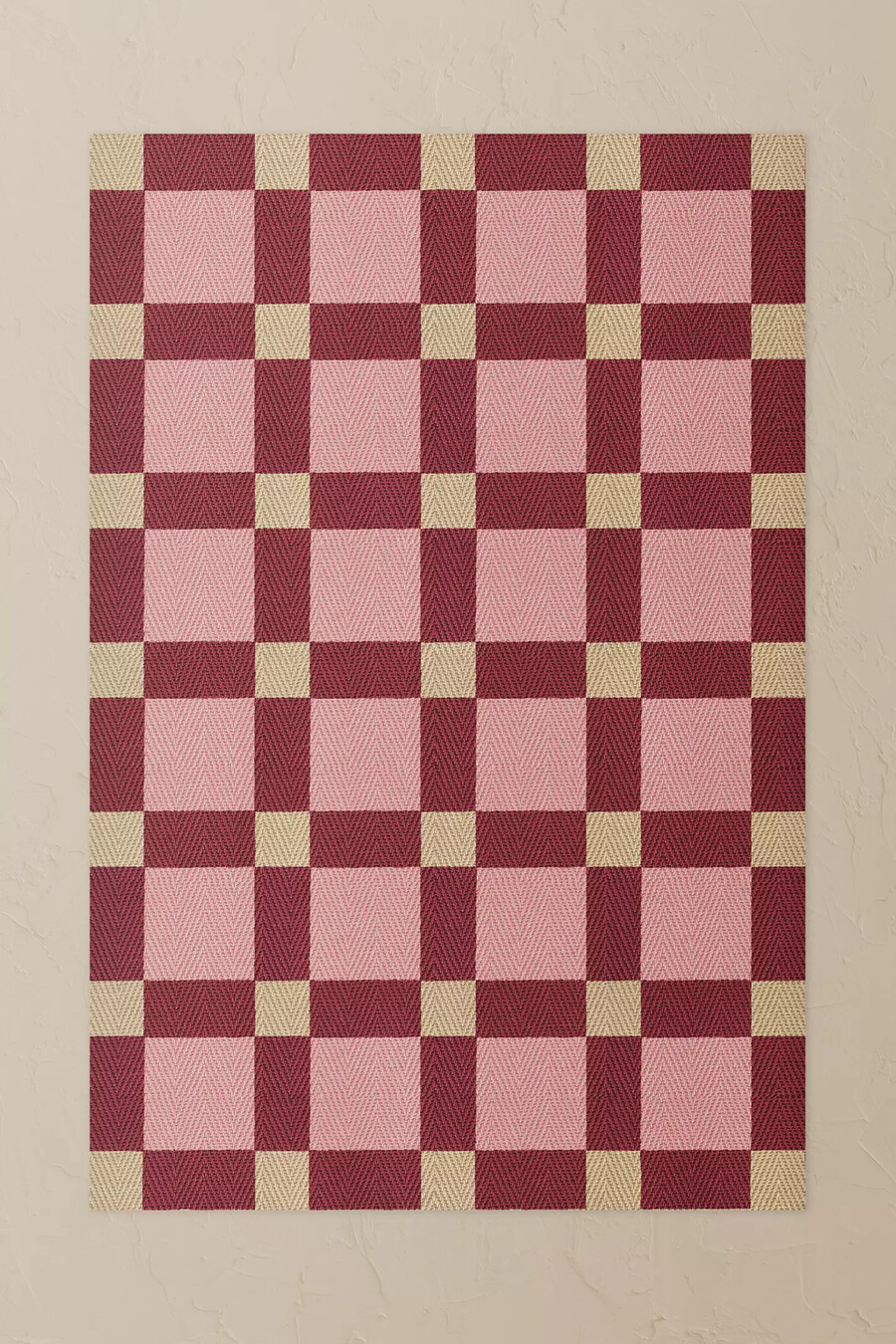 layered x evelina kroon plum punch jute matta