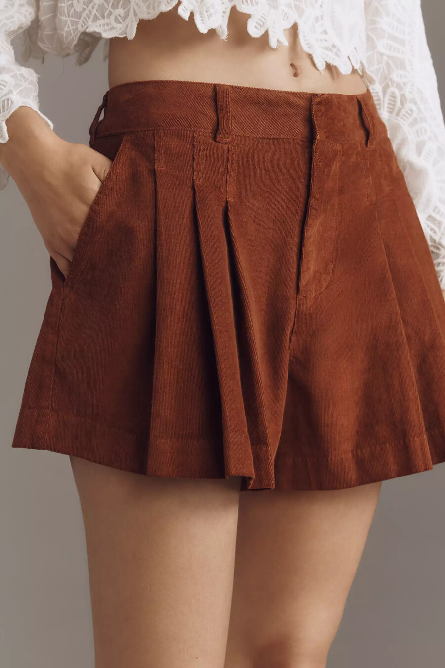 pilcro plisserade shorts i manchester