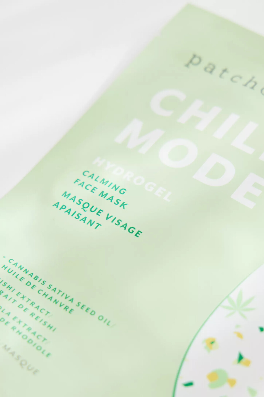 patchology chill mode hydrogel ansiktsmask