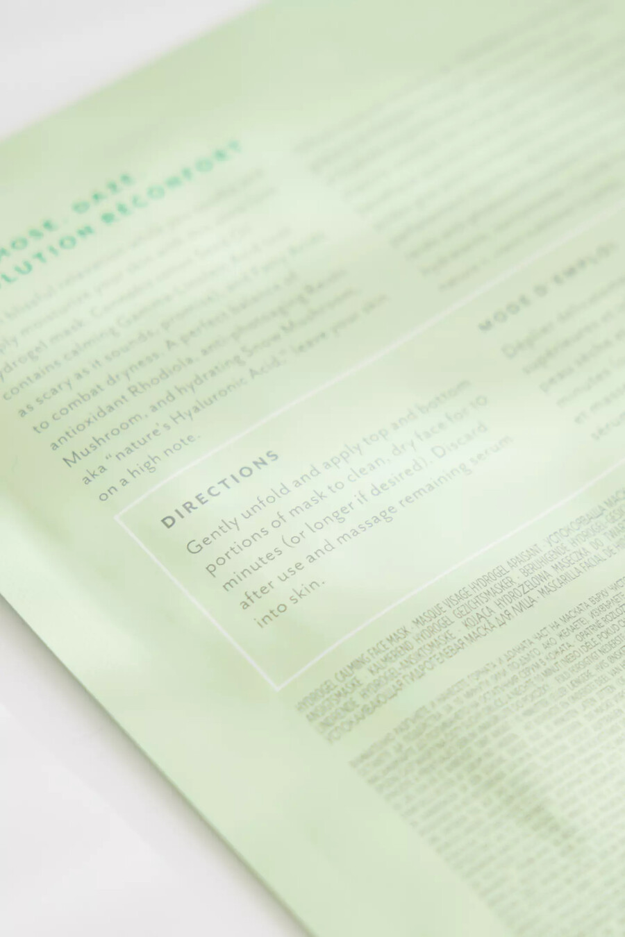 patchology chill mode hydrogel ansiktsmask